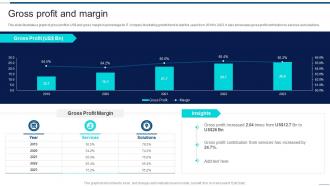 Gross Profit And Margin Information Technology Company Financial Report