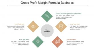 Gross Profit Margin Formula Business Ppt Powerpoint Presentation Ideas Shapes Cpb
