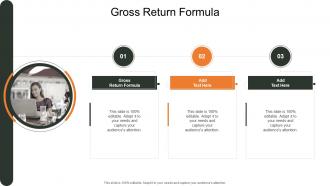 Gross Return Formula In Powerpoint And Google Slides Cpb