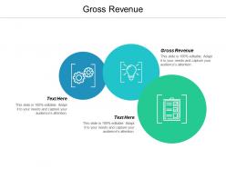 Gross revenue ppt powerpoint presentation ideas design ideas cpb