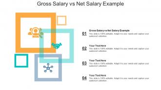 Gross salary vs net salary example ppt powerpoint presentation gallery template