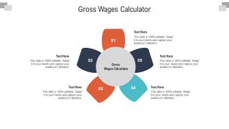 Gross wages calculator ppt powerpoint presentation icon design templates cpb