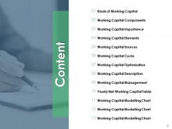 Gross working capital analysis powerpoint presentation slides