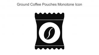 Ground Coffee Pouches Monotone Icon In Powerpoint Pptx Png And Editable Eps Format