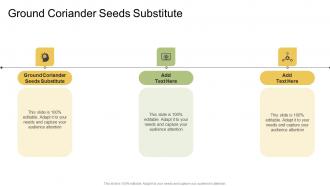 Ground Coriander Seeds Substitute In Powerpoint And Google Slides Cpb