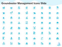 Groundwater management icons slide ppt powerpoint presentation inspiration design inspiration