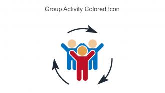 Group Activity Colored Icon In Powerpoint Pptx Png And Editable Eps Format