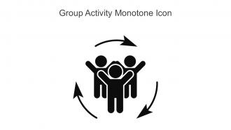 Group Activity Monotone Icon In Powerpoint Pptx Png And Editable Eps Format