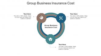 Group business insurance cost ppt powerpoint presentation icon clipart cpb