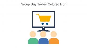 Group Buy Trolley Colored Icon In Powerpoint Pptx Png And Editable Eps Format