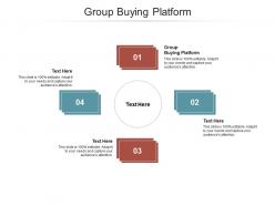 Group buying platform ppt powerpoint presentation styles topics cpb