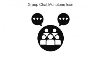 Group Chat Monotone Icon In Powerpoint Pptx Png And Editable Eps Format