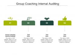 Group coaching internal auditing ppt powerpoint presentation portfolio files cpb