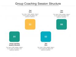 Group coaching session structure ppt powerpoint presentation summary templates cpb