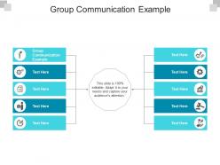Group communication example ppt powerpoint presentation ideas design templates cpb