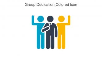 Group Dedication Colored Icon In Powerpoint Pptx Png And Editable Eps Format