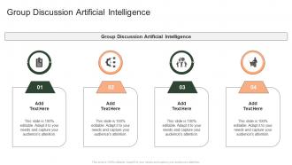 Group Discussion Artificial Intelligence In Powerpoint And Google Slides Cpb