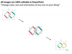 Group discussion for checklist formation flat powerpoint design