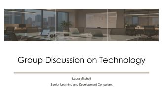 Group Discussion on Technology PPT PowerPoint VA