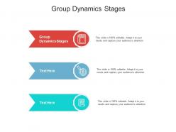 Group dynamics stages ppt powerpoint presentation portfolio deck cpb