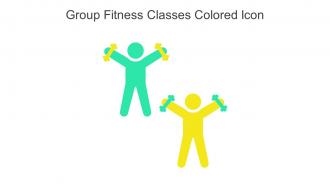 Group Fitness Classes Colored Icon In Powerpoint Pptx Png And Editable Eps Format