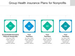 Group health insurance plans for nonprofits ppt powerpoint presentation tips cpb