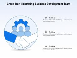 Group icon illustrating business development team