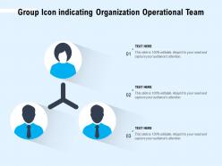 Group icon indicating organization operational team