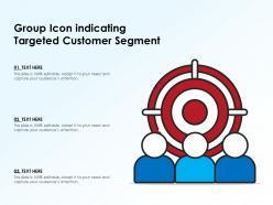 Group icon indicating targeted customer segment