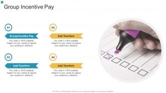 Group Incentive Pay In Powerpoint And Google Slides Cpb