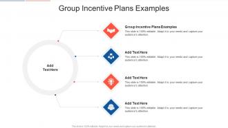 Group Incentive Plans Examples In Powerpoint And Google Slides Cpb