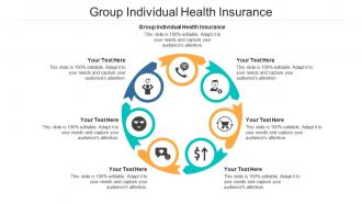 Group individual health insurance ppt powerpoint presentation gallery files cpb