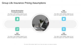 Group Life Insurance Pricing Assumptions In Powerpoint And Google Slides Cpb