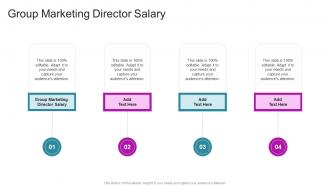 Group Marketing Director Salary In Powerpoint And Google Slides Cpb