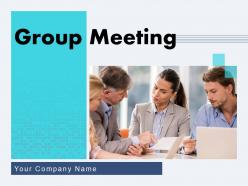 Group Meeting Business Conference Agenda Description Progress