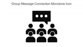 Group Message Connection Monotone Icon In Powerpoint Pptx Png And Editable Eps Format