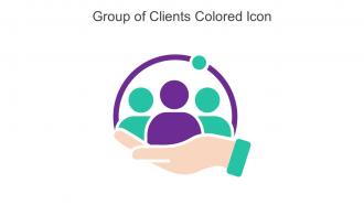Group Of Clients Colored Icon In Powerpoint Pptx Png And Editable Eps Format