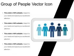 Group of people vector icon