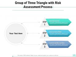 Group Of Three Management Arrows Planning Pyramid Strategy Process