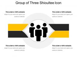 Group of three shioultee icon