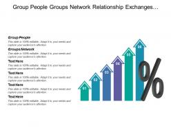 Group people groups network relationship exchanges common goal