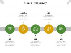 Group productivity ppt powerpoint presentation gallery professional cpb