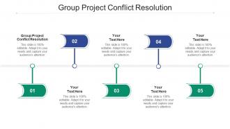 Group project conflict resolution ppt powerpoint presentation model rules cpb