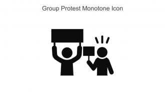 Group Protest Monotone Icon In Powerpoint Pptx Png And Editable Eps Format