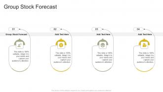 Group Stock Forecast In Powerpoint And Google Slides Cpb