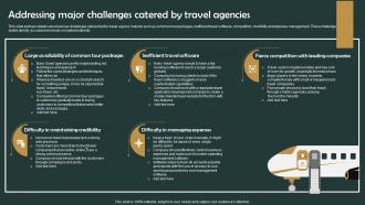 Group Tour Operator Addressing Major Challenges Catered By Travel Agencies BP SS