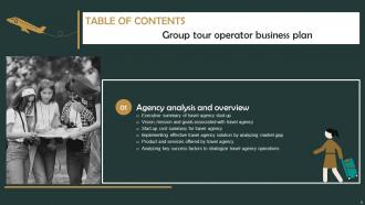 Group Tour Operator Business Plan Powerpoint Presentation Slides Captivating Researched