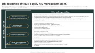 Group Tour Operator Job Description Of Travel Agency Key Management BP SS Best Aesthatic