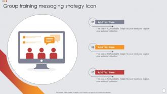 Group Training Messaging Strategy Icon
