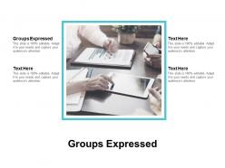 Groups expressed ppt powerpoint presentation file elements cpb
